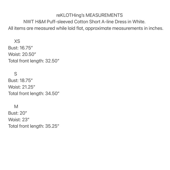 ❌SOLD❌ Puff-sleeved White Cotton A-line Dress - Picture 7 of 7